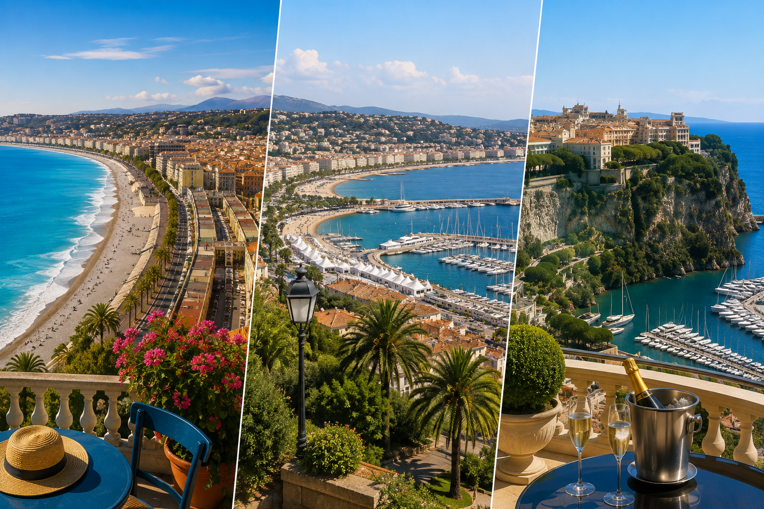 Nice vs Cannes vs Monaco: Where to Stay on the French Riviera?