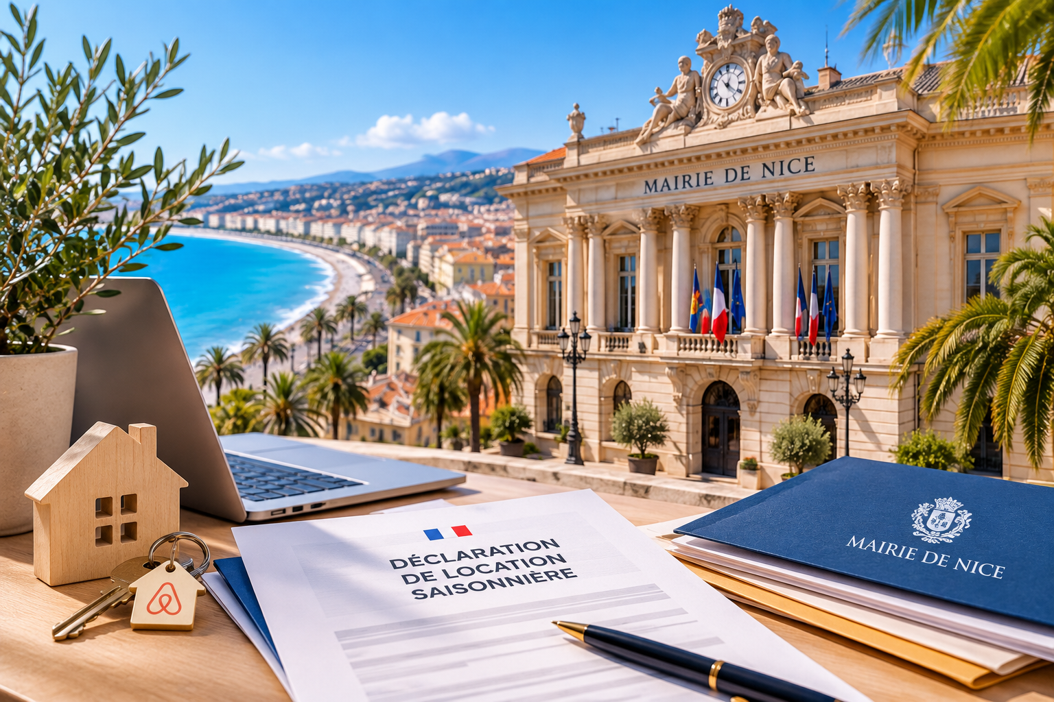 Comment déclarer son Airbnb en mairie à Nice : guide complet 2026